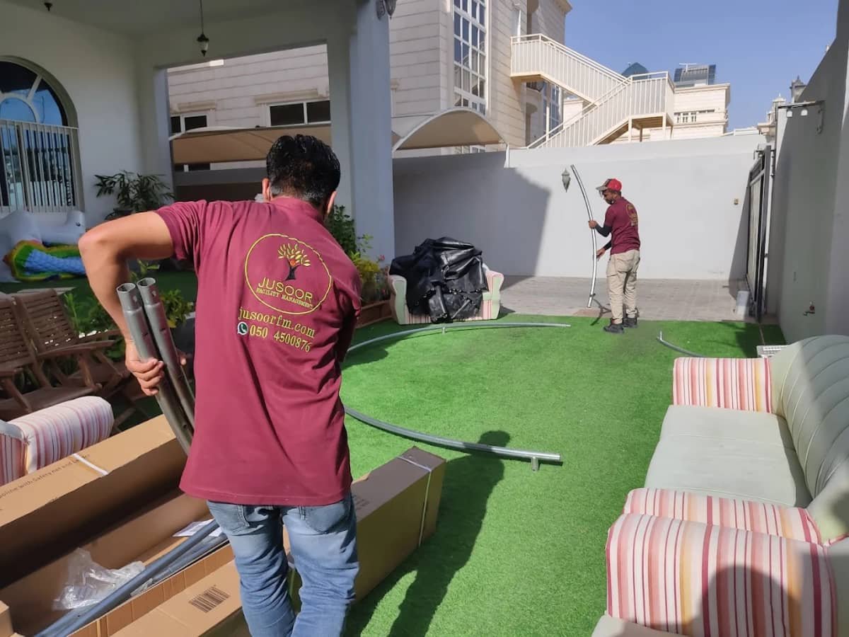 Jusoor Facility Management Abu Dhabi, Jusoor Facility Management AC cleaning Abu Dhabi